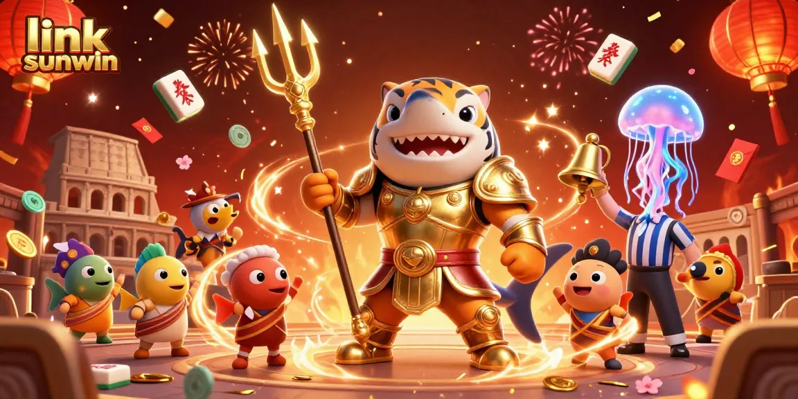 Experience thrilling gameplay with link sunwin, featuring vibrant casino elements and dynamic characters.