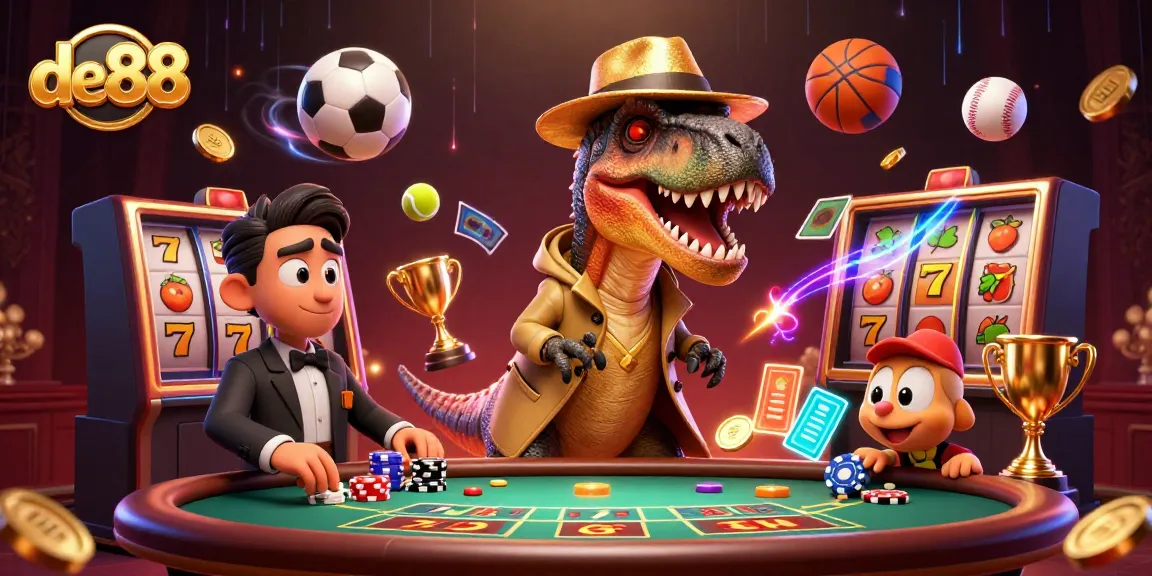 de88 velociraptor card counter sneaks at blackjack with a suspicious stegosaurus pit boss