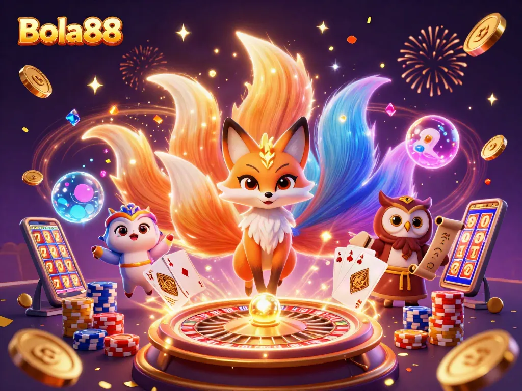 Bola88 ignites the gaming world with vibrant spirit elements, spinning wheels, and dazzling rewards!